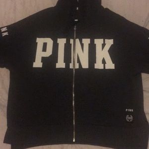 VS Pink grey hoodie